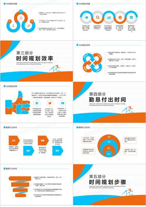 公司培訓(xùn)高效時(shí)間管理培訓(xùn)動(dòng)態(tài)ppt模板下載 熊貓辦公