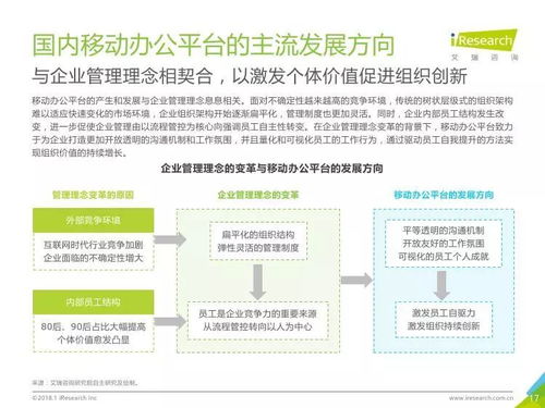 艾瑞咨詢 重新定義移動辦公,2018年中國企業移動辦公平臺發展洞察