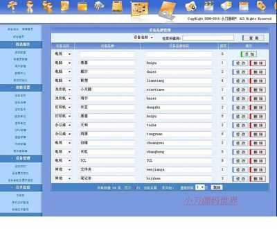 企業機關學校電腦辦公設施履歷管理系統XYM532 ASP+ACC